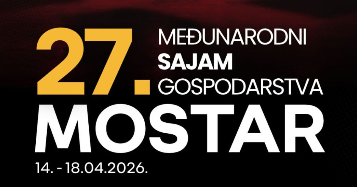 Najava: Sajam gospodarstva Mostar 2026
